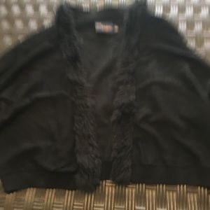 Just...Taylor Faux Fur Shrug